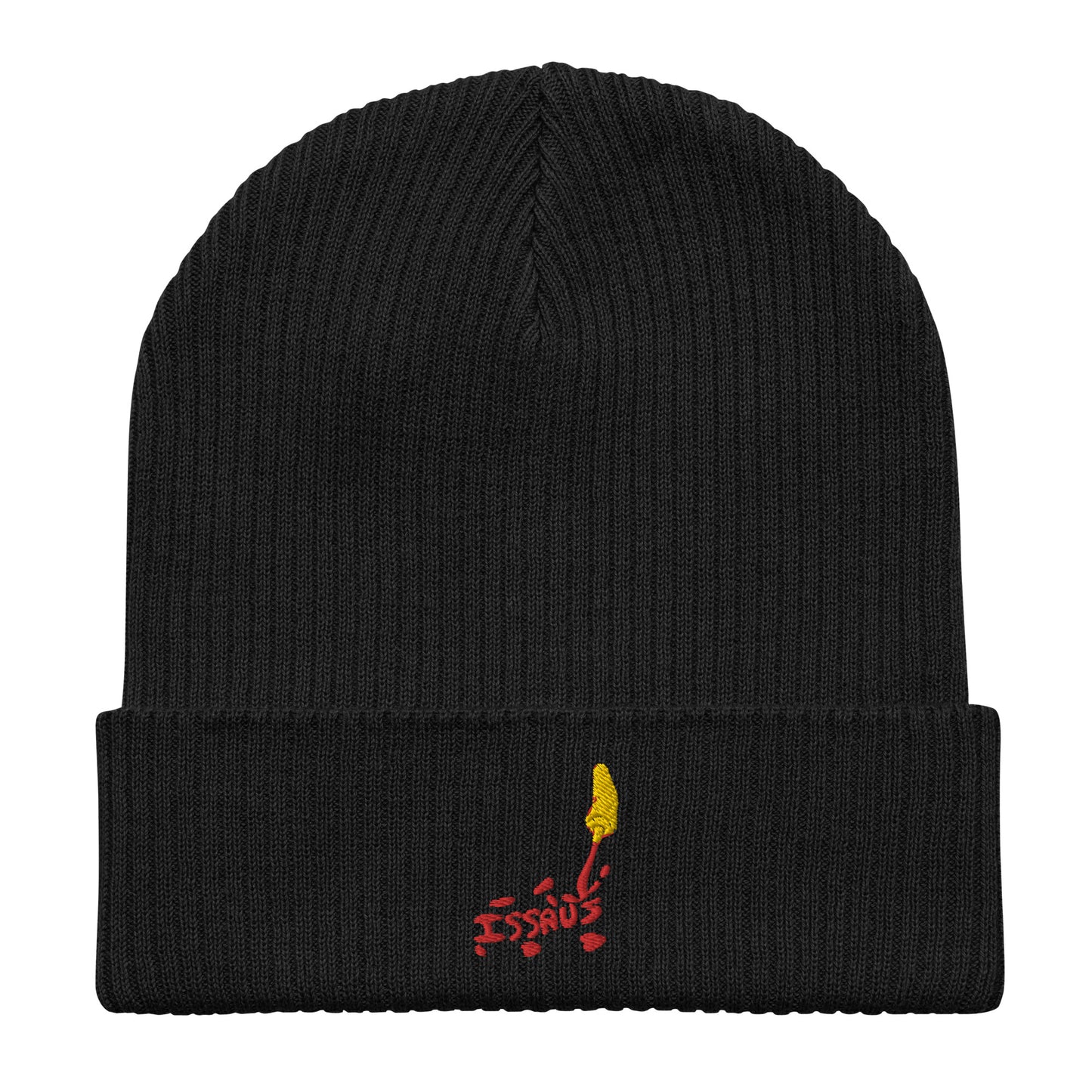 Organic ribbed issaus beanie